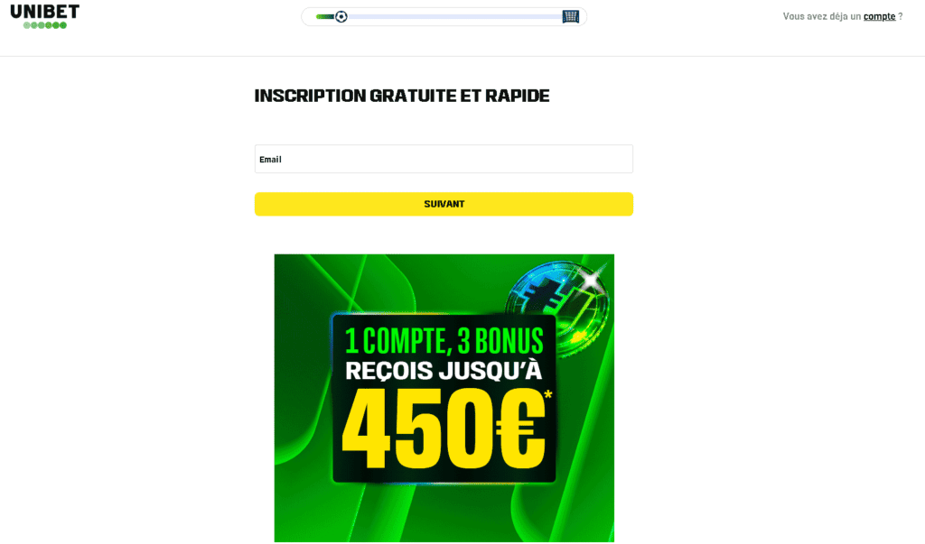 inscription unibet.fr email