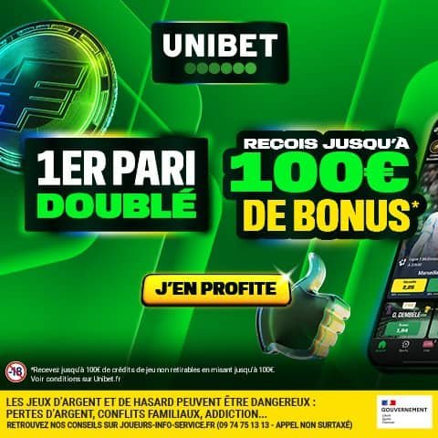 Bonus de bienvenue unibet.fr