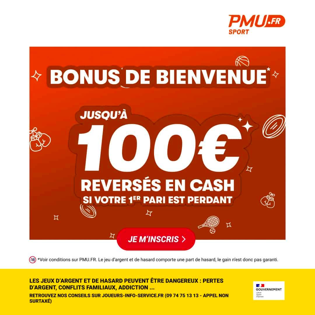 Bonus de bienvenue PMU Sports